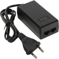 ORIENT SAP-C48POE 1A, PoE инжектор питания 48 Вт, AC 100-240V/ DC 48V, 1.0A, вход: RJ45 LAN 10/100, выход: RJ45 PoE тип B (4/5+,7/8-), совместим с оборудованием PoE IEEE 802.3af, (30672)