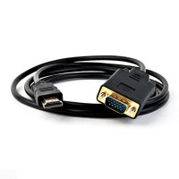 ORIENT Кабель-адаптер HDMI M C702 -> VGA 15M, длина 1.8 метра, черный
