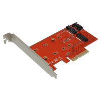 ORIENT C296E Адаптер 2xM.2 - > PCI-Ex4 / SATA