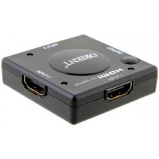 ORIENT HDMI Mini Switch HS0301L+, 3->1, HDMI 1.3b, HDTV1080p/1080i/720p, HDCP1.2, питание от HDMI, черный пл.корпус (29798)