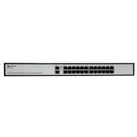 ORIGO OS1226P/A1A Неуправляемый PoE-коммутатор 24x100Base-TX PoE+, 2x1000Base-T, PoE-бюджет 285 Вт, корпус металл