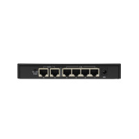 ORIGO OS1206P/60W/A1A Неуправляемый PoE-коммутатор 4x100Base-TX PoE+, 2x100Base-TX, PoE-бюджет 60 Вт, корпус металл