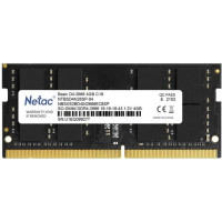 Память SO-DIMM DDR4 4Gb PC21300 2666MHz CL19 Netac 1.2V (NTBSD4N26SP-04)