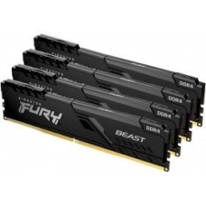 Kingston DRAM 32GB 2666MHz DDR4 CL16 DIMM (Kit 4x8Gb) FURY Beast Black KF426C16BBK4/32