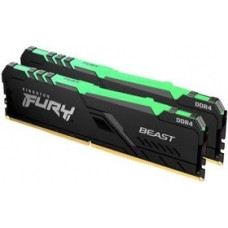 Kingston DRAM 16GB 3600MHz DDR4 CL17 DIMM (Kit 2x8Gb) FURY Beast RGB KF436C17BBAK2/16