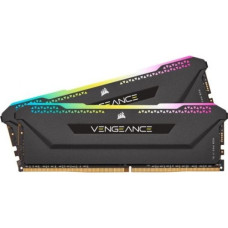 Corsair DDR4 DIMM 32GB Kit 2x16Gb CMH32GX4M2E3200C16 PC4-25600, 3200MHz, CL16 Vengeance RGB Pro SL Black