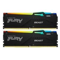 Kingston DRAM 32GB (16GBx2) 5200MHz DDR5 CL40 DIMM FURY Beast Black KF552C40BBAK2-32