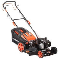 Газонокосилка бензиновая PATRIOT PT 47BS [512109016] {Двиг. Briggs&Stratton, раб. Об. 148сс, мощн. 5.0л.с., раб. Шир. 46см, регул. высоты 30-75мм прорезин. колеса 178-254мм, травосбор. 60л}
