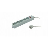 PC PET Сетевой фильтр AAP01006-3-GR 3м (5 розеток, EURO, EURO/RUS), серый {619890}