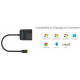 Адаптер Displayport mini (m) - HDMI (f) Vention HBCBB