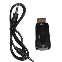 Адаптер HDMI (M) - VGA (F) + Аудио