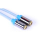 Переходник-разветвитель Jack 3.5 mm M/2RCA F Vention ( VAB-R02-B030 ) гибкий