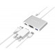 Адаптер USB3.1 C(m) - VGA(f)/HDMI Orico RCHV