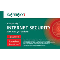 KL1939ROEFR Kaspersky Internet Security Russian Edition. 5-Device 1 year Renewal Card {1402781} [909116]