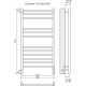 Электрический полотенцесушитель TERMINUS Сицилия П12 500х1000 Sensor Quick Touch 4670078526298