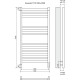 Электрический полотенцесушитель TERMINUS Енисей П12 500х1000 Sensor Quick Touch 4670078526250