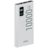 Внешний аккумулятор универсальный HIPER EP 10000 10000mAh 3A QC PD 3xUSB белый