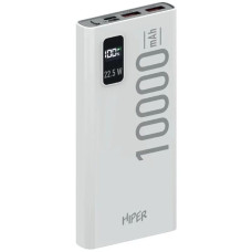 Внешний аккумулятор универсальный HIPER EP 10000 10000mAh 3A QC PD 3xUSB белый