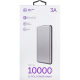 Внешний аккумулятор универсальный Red Line Tech PDP-3А 10000mAh серебристый
