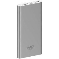 Внешний аккумулятор универсальный HIPER METAL 10K 10000mAh серебристый