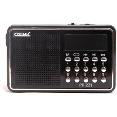 Беспроводные bluetooth-колонки Сигнал РП-221 Black