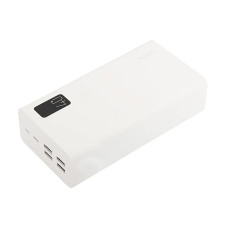 Perfeo Powerbank MOUNTAINS 40000 mAh/LED дисплей/PD + QC 3.0/Type-C/4 USB/Выход: 3A, max 22.5W/White (PF_D0160)