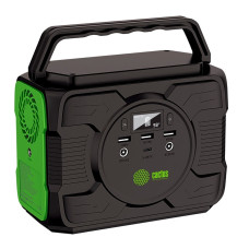 Мобильный аккумулятор Cactus CS-PCS144-EC5 40000mAh 2.1A 2xUSB черный/зеленый
