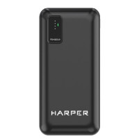 Harper Аккумулятор внешний портативный PB-0030 black (30 000mAh, Li-Pol; Вход Micro USB/Type-C, 3А; Выход: 2 USB: 5/4.5/2/1.5 А, (4.5/5/9/12 В); Выход: 1 Type-C/3А; Quick Charge и Power Delivery