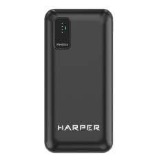 Harper Аккумулятор внешний портативный PB-0030 black (30 000mAh, Li-Pol; Вход Micro USB/Type-C, 3А; Выход: 2 USB: 5/4.5/2/1.5 А, (4.5/5/9/12 В); Выход: 1 Type-C/3А; Quick Charge и Power Delivery
