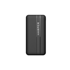 Harper Аккумулятор внешний портативный PB-10006 black (10 000mAh; Li-Pol; Вход Micro USB/Type-C, 3А; Выход: 2 USB: 5/4.5/2/1.5 А, (4.5/5/9/12 В); Выход: 1 Type-C/3А;Quick Charge и Power Delivery
