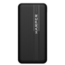 Harper Аккумулятор внешний портативный PB-20006 black (20 000mAh; Li-Pol; Вход Micro USB/Type-C, 3А; Выход: 2 USB: 5/4.5/2/1.5 А, (4.5/5/9/12 В); Выход: 1 Type-C/3А; Quick Charge и Power Delivery