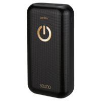 Perfeo Powerbank 30000 mah+Micro usb/In Micro usb, Type-C/Out Type-C 2.1A, USB 1 А, 2.1A/ Black (PF_B4300)