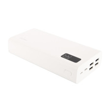 Perfeo Powerbank MOUNTAINS 30000 mAh/LED дисплей/PD + QC 3.0/Type-C/4 USB/Выход: 3A, max 22.5W/White (PF_D0162)