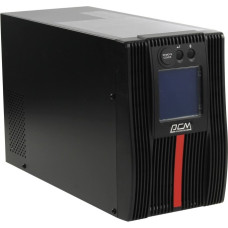 PowerCom Macan MAC-1000 UPS {On-Line, 1000VA / 1000W, Tower, IEC, LCD, Serial+USB, SmartSlot, подкл. доп. батарей} (1034861)