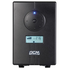 PowerCom INF-1500(AP) UPS {Line-Interactive, 1500VA / 1050W, Tower, Schuko, USB, подкл. доп. батарей} (383447)
