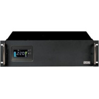 PowerCom King Pro RM KIN-2200AP LCD (3U) UPS {Line-Interactive, 2200VA/1760W, Rack, IEC, Serial+USB, SmartSlot, RS-232} (1152608)