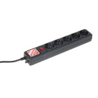 PowerCube Фильтр B, 1.9м , 5 розеток (SPG-B-6), серый