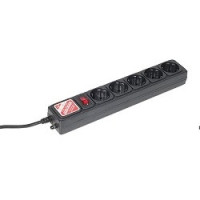 PowerCube Фильтр B, 1.95м, 5 евророзеток (SPG-B-6-Black), черный