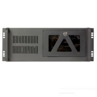 Procase B441-B-0 черный {4U глубина 450мм, внешн 2x5.25, 1x3.5, внутр 7xHDD, MB 12"x9,6", без Б/П PS2}