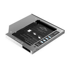 Салазки Orico для замены привода в ноутбуке 9.5мм на 2.5" HDD/SSD SATA3 ( M95SS-SV )