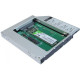 Салазки Agestar для замены привода в ноутбуке 12.7 мм на 2.5" HDD/SSD/М.2/mSATA ( SMNF2S )