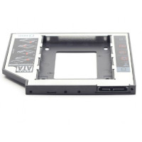 Салазки Gembird для замены привода в ноутбуке 12.7 мм на 2.5" HDD/SSD SATA ( MF-95-02 )