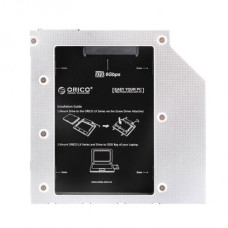 Салазки Orico для замены привода в ноутбуке 9.5мм на 2.5" HDD/SSD SATA3 ( L95SS )