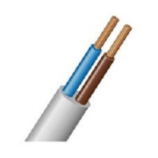 ККЗ Провод ПВСн 2х0,75 черный, ГОСТ (бухта 200 м)