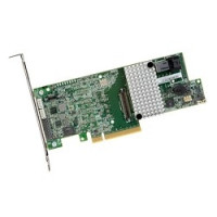 LSI (LSI00417) MegaRAID SAS 9361-8i SGL (8-Port Int, 12Gb/s SATA+SAS, PCIe 3.0, 1GB DDRIII, MegaRAID SAS 9361-8i, RAID levels 0, 1, 5, 6, 10, 50, and 60, Quick Installation Guide, LP Bracket)