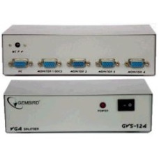 Gembird GVS124 Разветвитель сигнала VGA на 4 монитора (Gembird/Cablexpert)