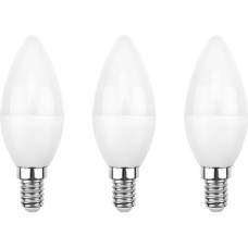 Rexant 604-023-3 Лампа светодиодная Свеча (CN) 9,5 Вт E14 903 лм 2700 K теплый свет (3шт)
