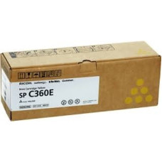 Ricoh 408191 Принт-картридж SP C360E желтый SPC360/361 (1500 страниц)(408191)