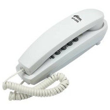 RITMIX RT-005 white {проводной телефон, повторный набор номера, настенная установка, кнопка выключения микрофона, регулятор громкости звонка}
