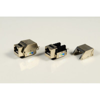Модуль Keystone jack NEOMAX [NM-KJ45-F5E-90D-102-WH] ] Cat.5E, FTP, 90 градусов, универсальные ножи, белый